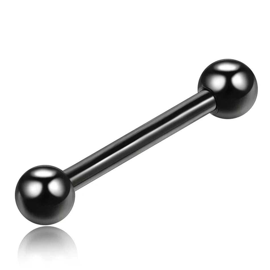 1PC Stainless Steel Heart Shaped Tongue Ring Barbell Tongue Piercing Cute Bar Ear Tragus Studs Labret Piercing Body Jewelry Good Vibrations