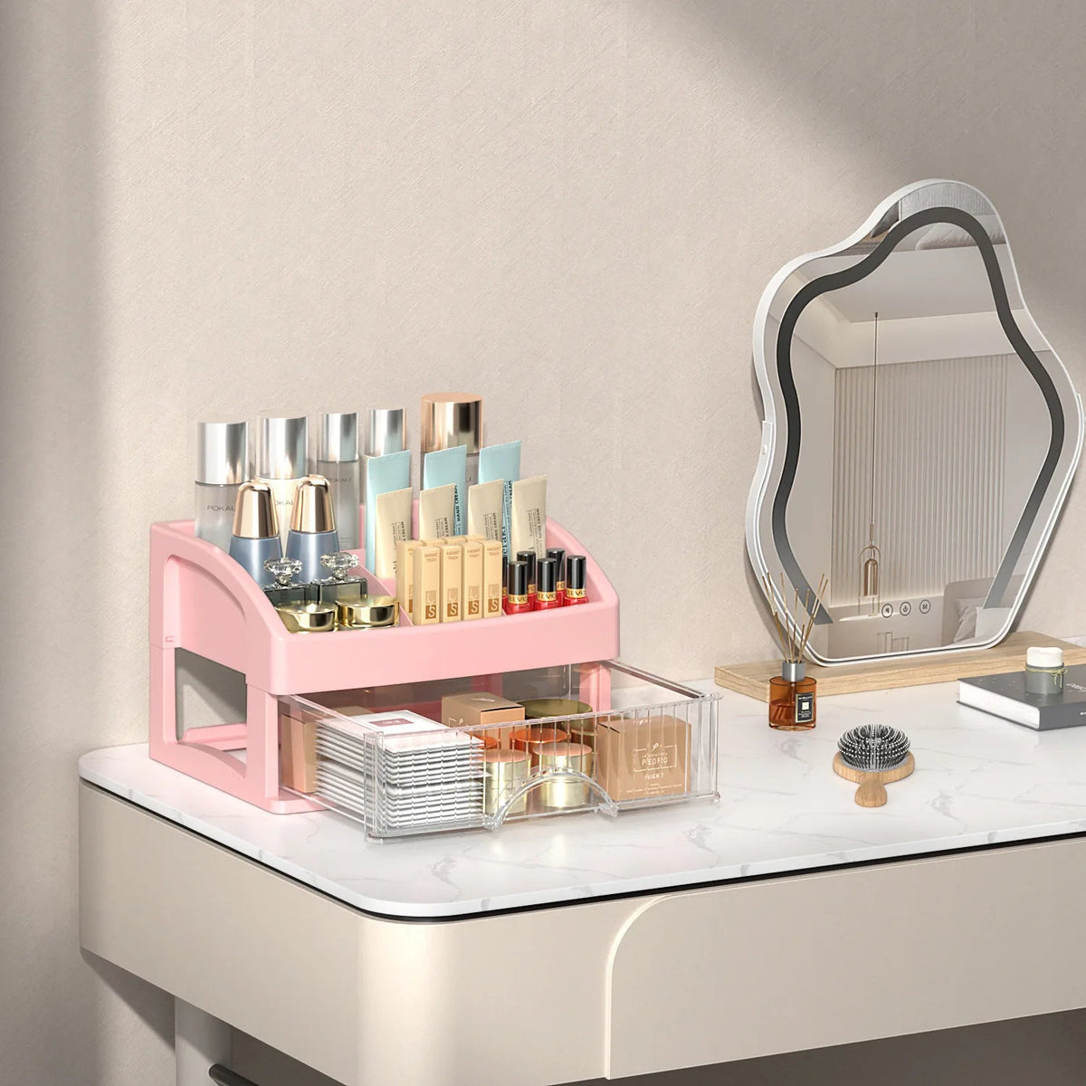 Make Up Large Capacity Organiser Drawer Jewelry Makeup Storage Nail Polish Lipstick Skincare Perfume Organizer Makeup Products Good Vibrations