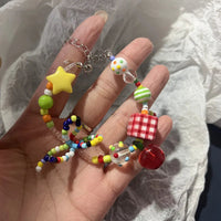 Colorful Beaded Bracelet for Women and Girls Y2K Fashion Cute Butterfly Bow Bead Sweet Star BraceletsKorean Jewelry Party Gift Good Vibrations
