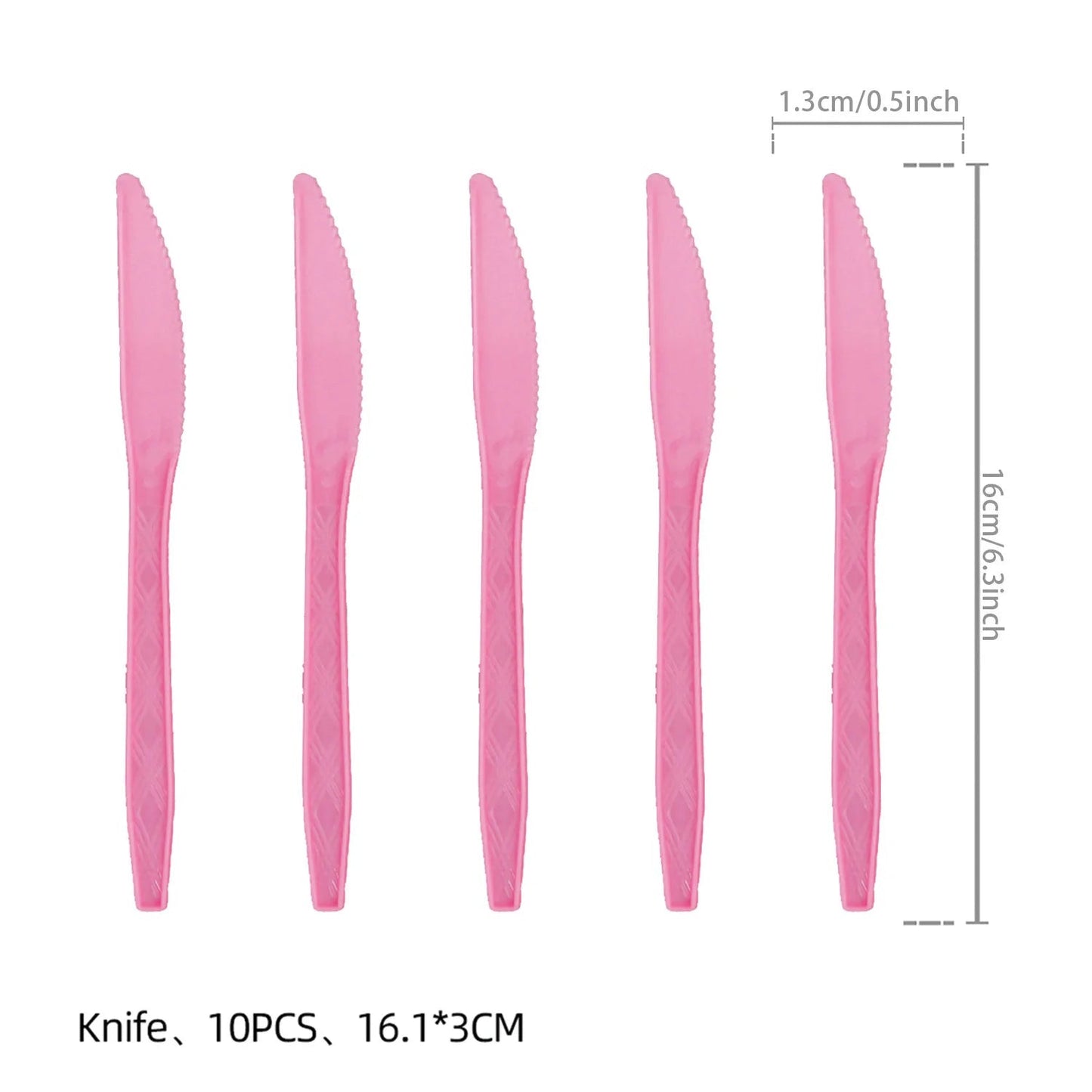 Pink Bow Tie Disposable Tableware Birthday Party Supplies Festival Tableware Pink Pattern Plate Mat Disposable Paper Cups Knive Good Vibrations