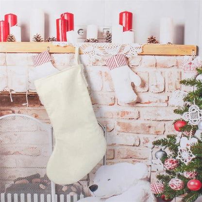 Christmas Decorations For Home Xmas Gift Snowman Santa Claus Plush Socks New Year Decor Candy Bag Tree Hanging Pendant Good Vibrations