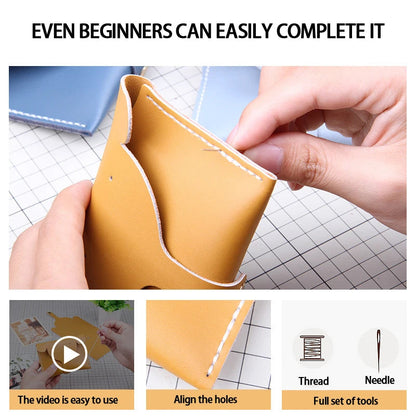 DIY PU Coin Purse Craft Kit Casual Solid Color Cartoon Style Elephant Small Bag Good Vibrations