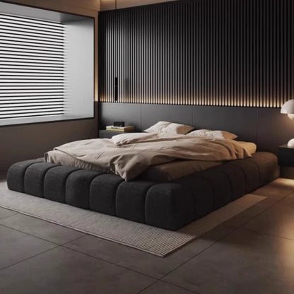 Frame High End Bed Aesthetics Tatami Minimalist Wedding Confortable Bed Master Bedroom Fashionable Design Muebles Furniture Good Vibrations
