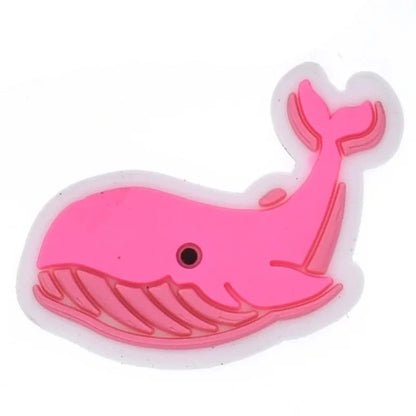 Hot Sales 1Pcs Pink Shoe Charms for Crocs Accessories Pin Shoe Wristband Croc Decorations Buckle Girls Women Party Gifts Good Vibrations