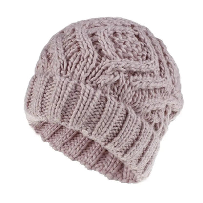 Fashion Warm Knitted Hats Windproof Solid Color Beanie Cap Coldproof Ear Protection for Autumn Winter Good Vibrations