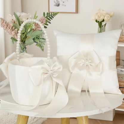 20x20cm White Lace Wedding Ring Pillow Romantic Ring Pillow Alliance Bridal Ring Bearer Pillow Cushions Decoración de bodas Good Vibrations