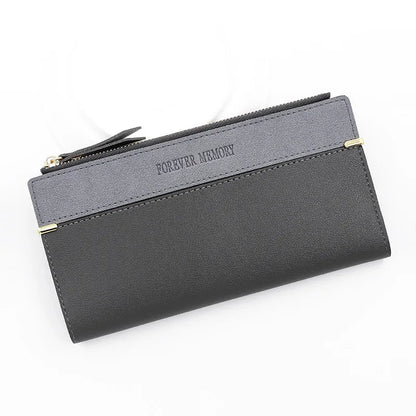 Long Purses For Women Wallet New Fashion Long Coin Purse Card Holder Small Ladies Wallet Female Hasp Mini Clutch billetera bolas Good Vibrations