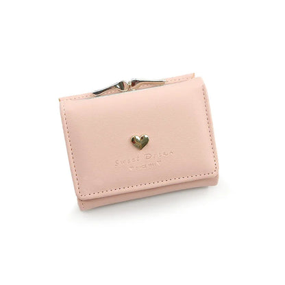 New Mini Short Women Wallets High Quality Coin Pocket Luxury Female Purses Card Holder Photo Holder Cute Wallet For Girls Good Vibrations