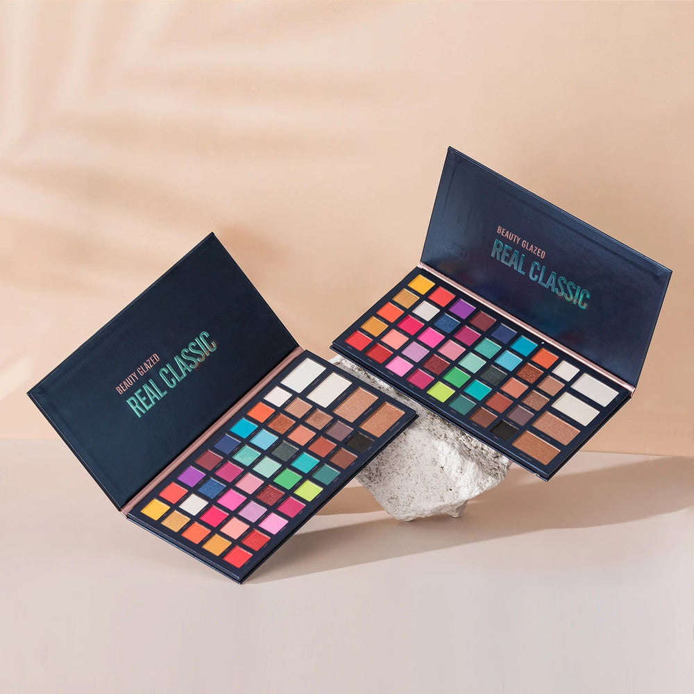 BEAUTY GLAZED REAL CLASSIC Eye Shadow Waterproof Earth Color Multicolor Makeup Palette Easy to Color Eyeshadow Palette Good Vibrations