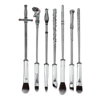 Snake Makeup Brushes Set, Foundation Powder, Blush, Eyeshadow, Concealer, Lip, Eye Make Up Brush, Cosmetics Beauty Tools, 7Pcs Good Vibrations