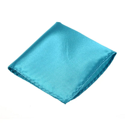 HUISHI Solid Handkerchief Vintage Fashion Party Pocket Hanky For Suit Men's Handkerchief Groomsmen Pocket Square Hanker Good Vibrations