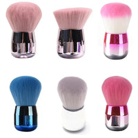 1PCS Professionals Nails Art Mushroom Brush Round Paint Gel Dust Cleaning Make Up Brush Manicure Accessories equipment Tools Good Vibrations