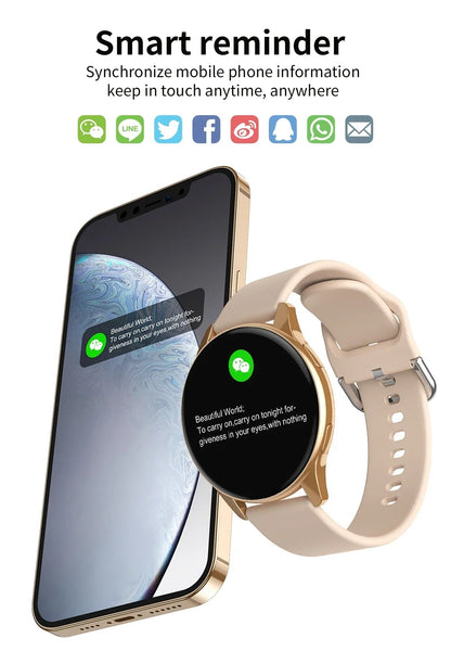 New Women Bluetooth Call Smart Watch HeartRate Blood Pressure Monitoring Smartwatches IP67 Waterproof Men Smartwatch+Box Good Vibrations Adult Super Store
