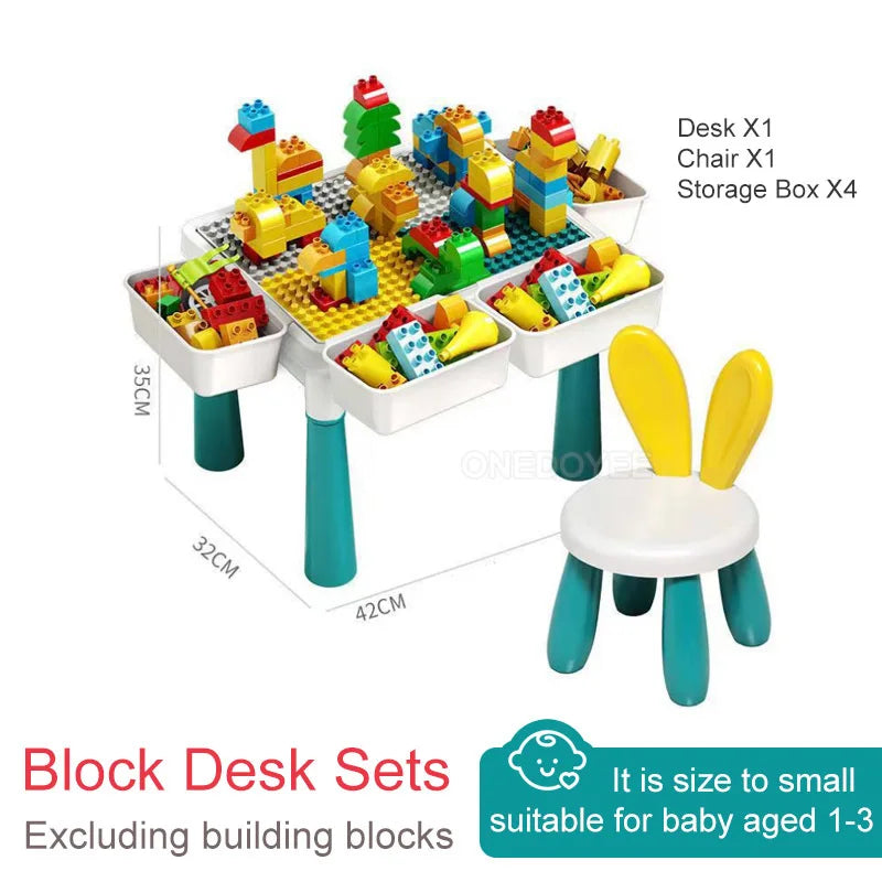 NEW Big Building Blocks For Toddlers Baby Large Classic Building Bricks Set Toys Kids Christmas Gift Compatible With Major Brand Good Vibrations