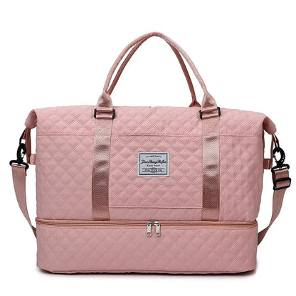 Lightweight Luggage Bag, Large Capacity Travel Duffle Bag Gym Tote Bags, Shoulder Weekender Overnight Bag Good Vibrations