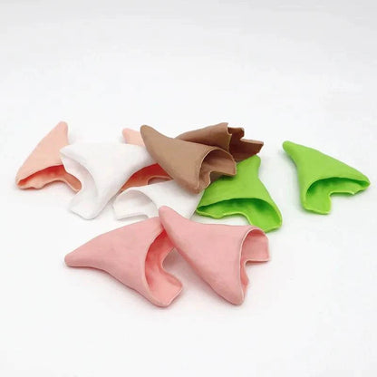 Cosplay Fairy Pixie Elf Ears Soft Vampire Ear Prop Angel Anime Party Dress Up Costume Accessories for Halloween Christmas GOOD Vibrations