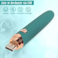 2in1 Bullet Vibrator Makeup Brush Electric Foundation Brush Multi-Function Soft Fluffy Portable Rechargeable Detail Makeup Tool Good Vibrations