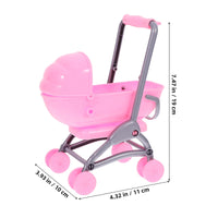Children's Play House Toy Baby Stroller Dollhouse Decor Accessory Accessories Abs Dolly Good Vibrations