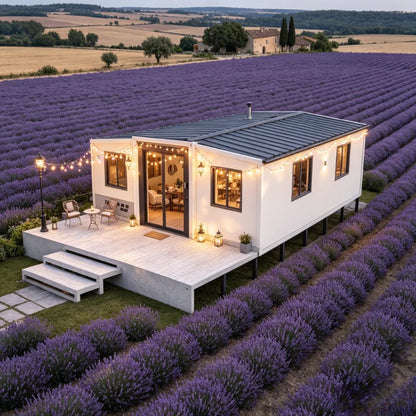 Prefab Houses Module Prefabricated Expandable Container Home Foldable Tiny 2 3 4 Bedroom Living Container House 20Ft 40Ft Good Vibrations