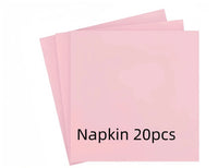 Light Pink Party Supplies Dinnerware Set Include Plates and Cups Tablecloth for Baby Shower Wedding Birthday Valentine's Day Good Vibrations