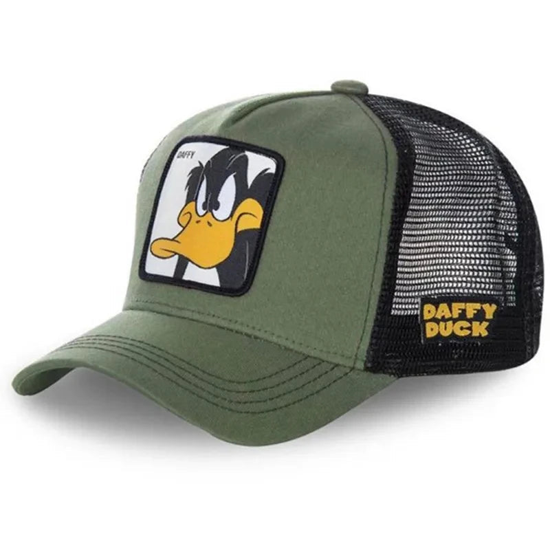Hot Sale Unisex Anime Cartoon Cap High Quality Patch Draw Baseball Cap Men Trucker Hat Good Vibrations