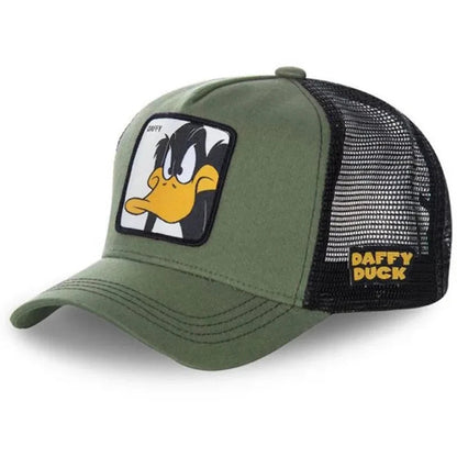 Hot Sale Unisex Anime Cartoon Cap High Quality Patch Draw Baseball Cap Men Trucker Hat Good Vibrations