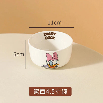 Mickey Minnie Ceramic Tableware Gift Couple Children's Home Cute High-Pretty Tableware Spoon Good Vibrations