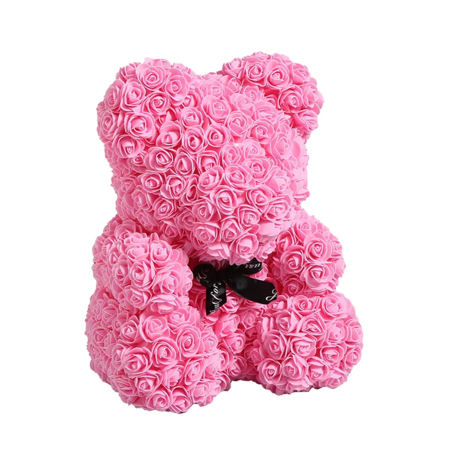 Rose Bear NEW Valentines Day Gifts 25cm Flower Bears Artificial Floral Decorations Mother' DAY Gift For Girlfriend Festival And Good Vibrations