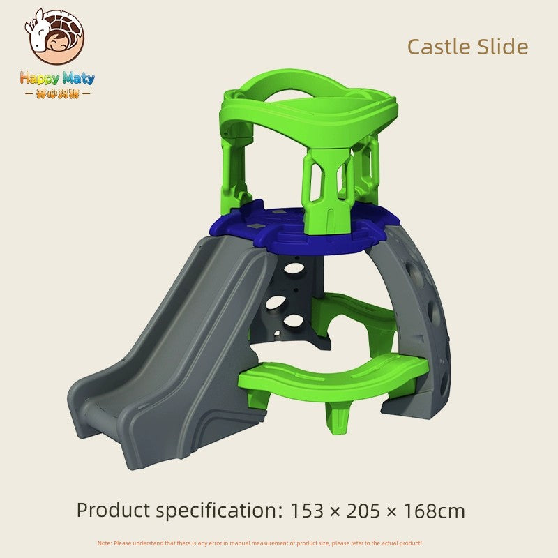 Kindergarten Outdoor Multi-Functional Game House Small House Children Play House Slide Combination Mushroom House Amusement Park Good Vibrations