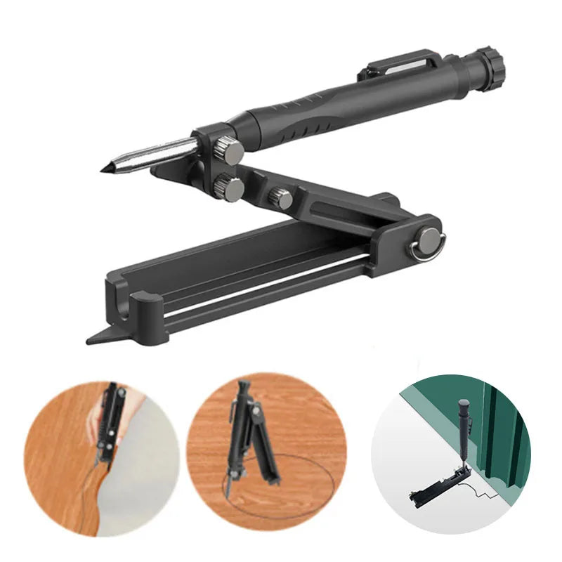 Graffiti Tools Writing Tools With Deep Hole Pencils Woodworking Line Measuring Tools Multi-function Adjustable Compass Tool Good Vibrations