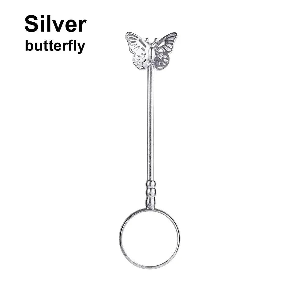 1Pcs Cigarette Hand Holder Smoking Accessories Finger Ring For Women Men Adjustable Slim Cigarettes Clip Smoking Holder Cuprum Good Vibrations Adult Super Store