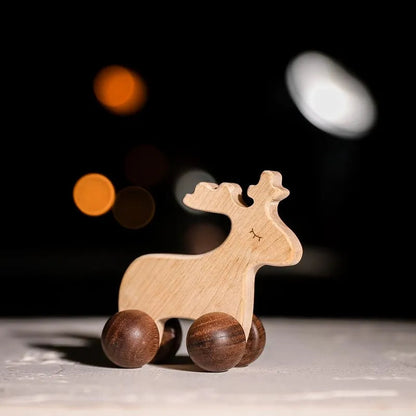 Wooden Cars Toys Maple Diy Crafts for Students Home Activities Montessori Grasping Teething Toy Newborn Birthday Gift Wood Block Good Vibrations