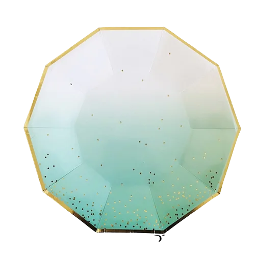 Pink Party Plates Rainbow Gold Dot Dinner Plates/cups/straws/Napkin Dishes Party Birthday Wedding Party Event Tableware Decorate Good Vibrations