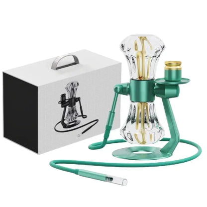 Diamond Gravity Hookah Shisha Pipes for Smoking Grass Chicha Sheesha Bowl Complete Kit Cachimbas 360°rotation Glass Кальян Set