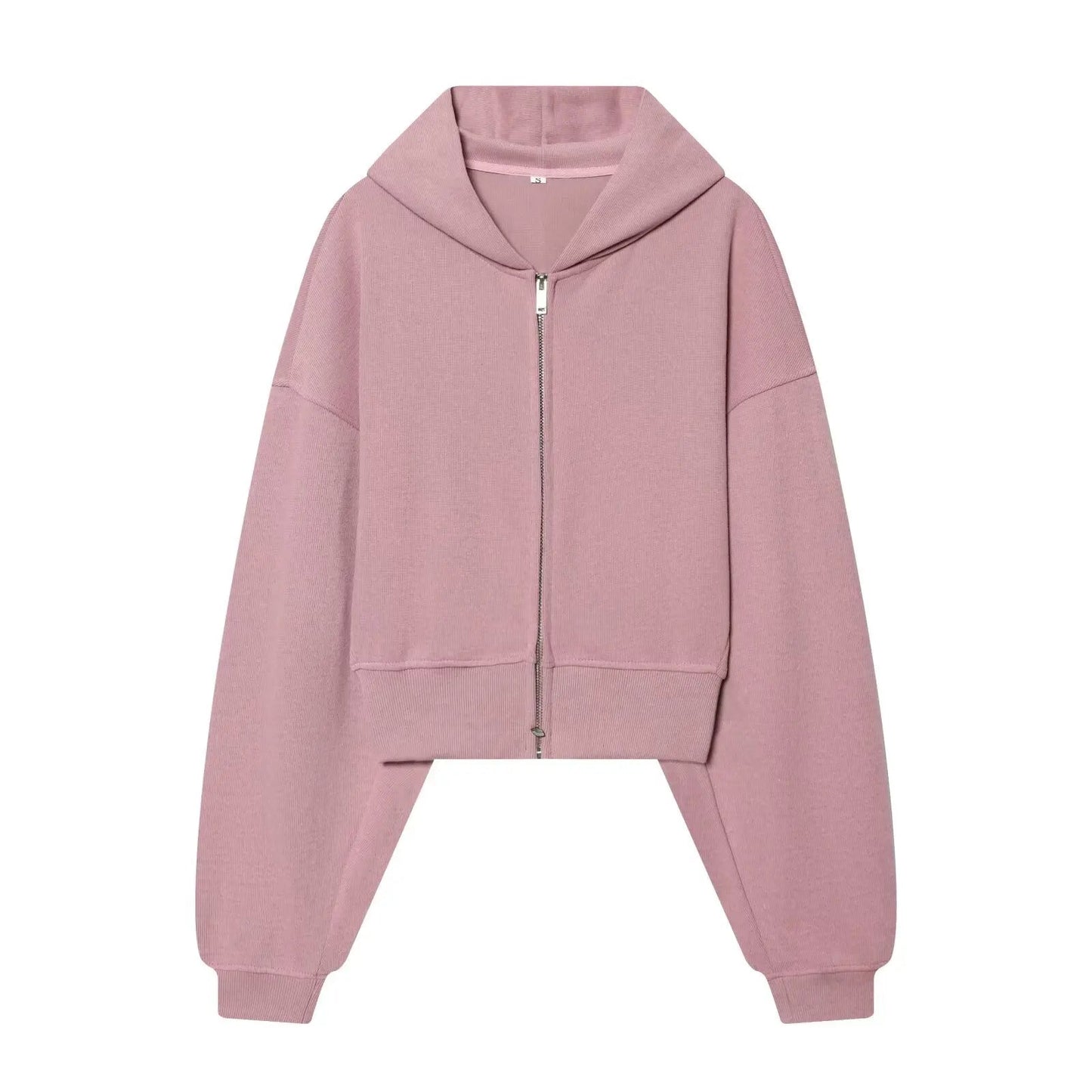 HH Woman Spring Fashion Long Sleeves Round Neck Hooded Sweatshirt + Mid-Rise Elasticity Trousers Female Casual Two Piece Set Good Vibrations