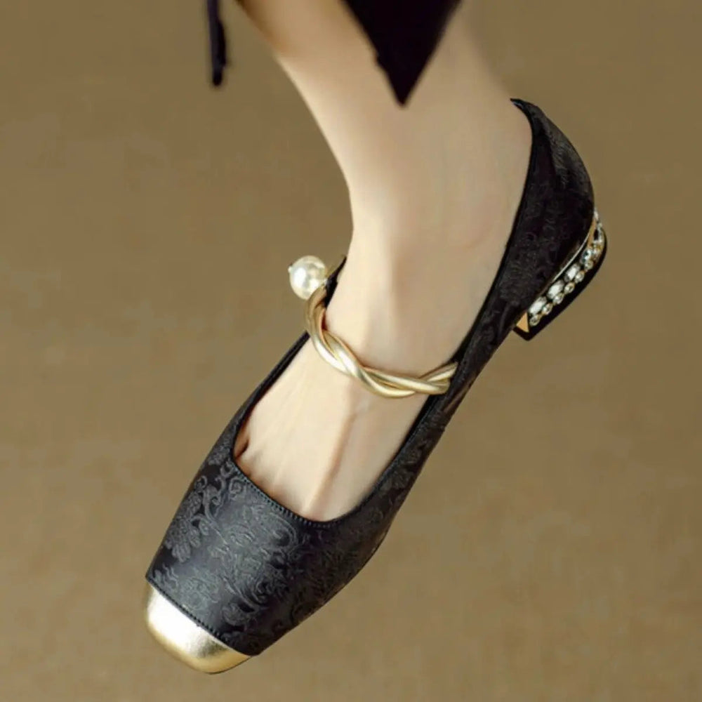 Shoes for Woman 2024 Flats Formal Women's Summer Footwear Low Heel Elegant Moccasins Flat Pointed Toe Non Slip on Promotion E 39 Good Vibrations