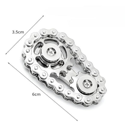 Metal Fidget Spinner Office Desk Toy Stress Relief Gears Hand Spinner for Adults desk decoration home decor Relieve stress relax Good Vibrations