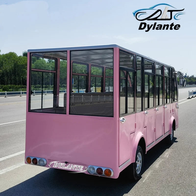 2025 Manufacturer Affordable New Electric Car Closed Tourist Bus 11 Seater Lithium Battery Electric Tour Bus Safe And Reliable Good Vibrations