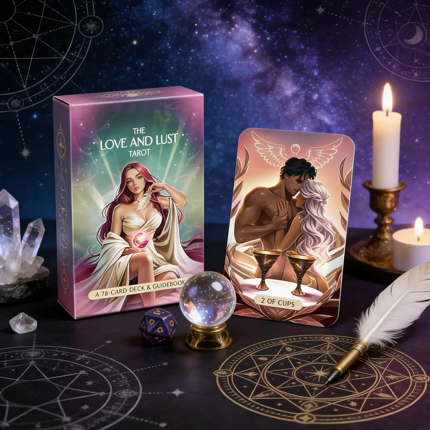 Tarot Cards Deck 78 Pieces Oracle Fortune Telling Game Tarot Decks for Expert Friends Home Party Gathering Learning Training Good Vibrations