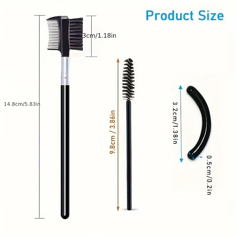11/16PCS Eyelash Curler with 10pcs Replacement Pads Women Professional Eyelashes Curling Tweezers Clips Lasting Eye Makeup Tools Good Vibrations