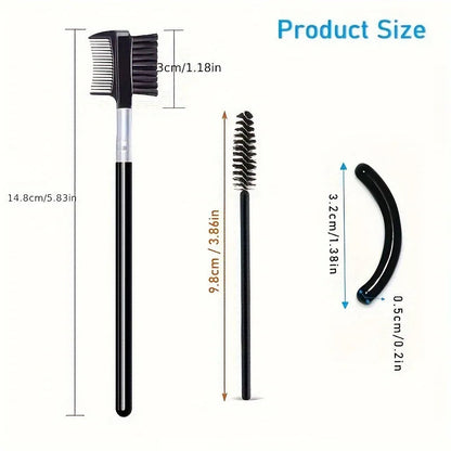 11/16PCS Eyelash Curler with 10pcs Replacement Pads Women Professional Eyelashes Curling Tweezers Clips Lasting Eye Makeup Tools Good Vibrations