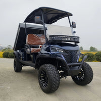 Energy Saving Effect of Manufacturer's 4+2 Seat Electric off-Road Vehicle, Four-Wheel Golf Cart    Truck with a trailer attached Good Vibrations