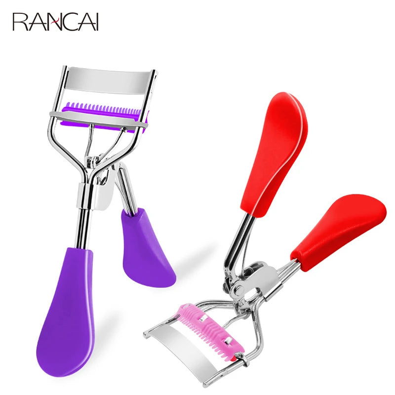 1pcs Eyelash Curler Make-up for women Beauty makeup tools Cosmetics Lady Eye Lashes Curling With Comb Clip Eyelashes Tool Good Vibrations