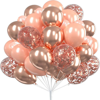 Metallic Balloons Birthday Decorations Baby Shower Happy Wedding Supplies Ball Child's Day Bar Mitzvah Photozone Mother Father Good Vibrations