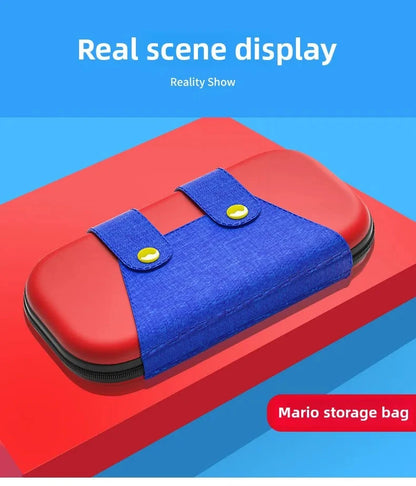 Storage Bag For Switch Portable NS Console Switch OLED Game Accessories Carrying Case Travel Cover Set Good Vibrations