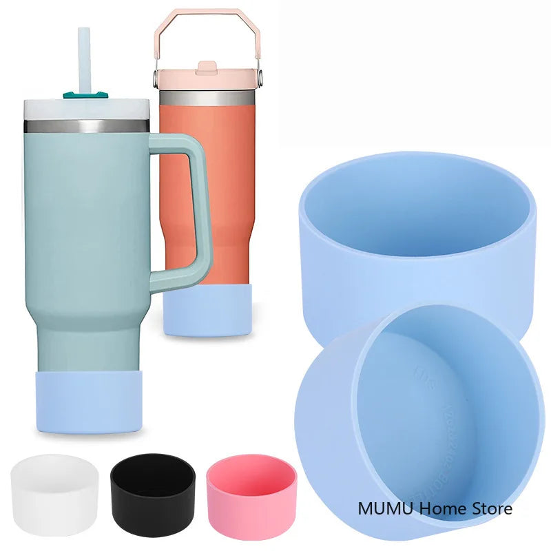 Silicone Insulated Cup Protective Sleeve For 40oz 30oz 20oz Water Bottle Silicone Boot Bottom Sleeve Cover Non-Slip Cup Sleeve Good Vibrations Adult Super Store