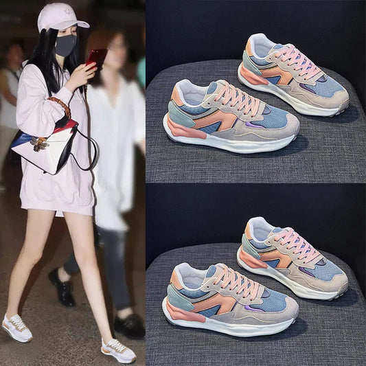 Women's Sports Shoes Casual Shoes Fashionable Women's Soft Flat Shoes Breathable and Shock-absorbing Lightweight Easy To Run Good Vibrations