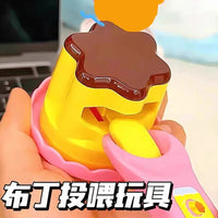 Food Feeding Pudding Feeding Toy Simulation Role Play Kitchen Strawberry Pudding Toy Pretend Play House Toys Kids Gift Good Vibrations