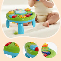 Baby Activity Table Educational Toy Early Development with Light Interactive Good Vibrations