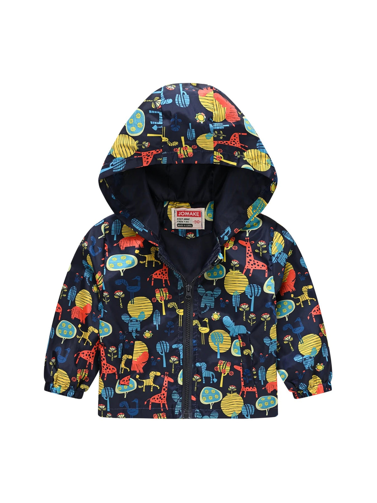 Spring and Autumn New Boys' 1-7 Year Old Fashionable Lightweight Hat Jacket Small Coat Children's Clothing Good Vibrations